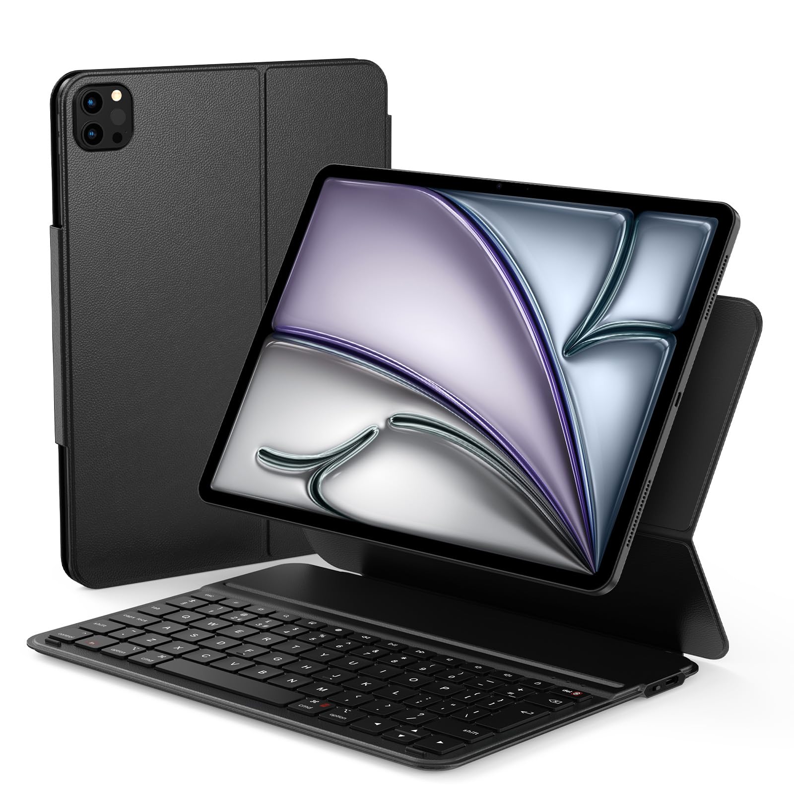 Qulose Clavier iPad Français AZERTY pour iPad Air 11 Pouces M3